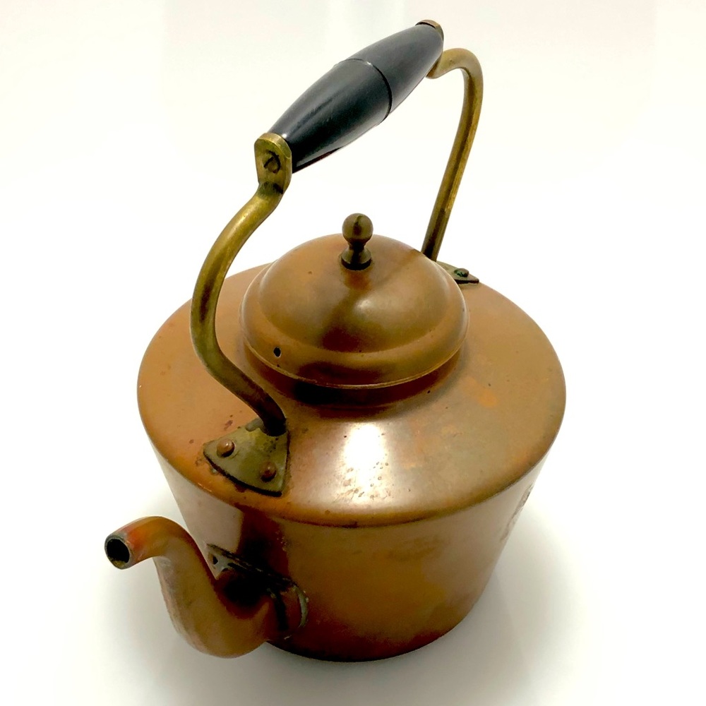 Tea copper Kettle with Bakelite/ brass handle. - Picture 2 of 12